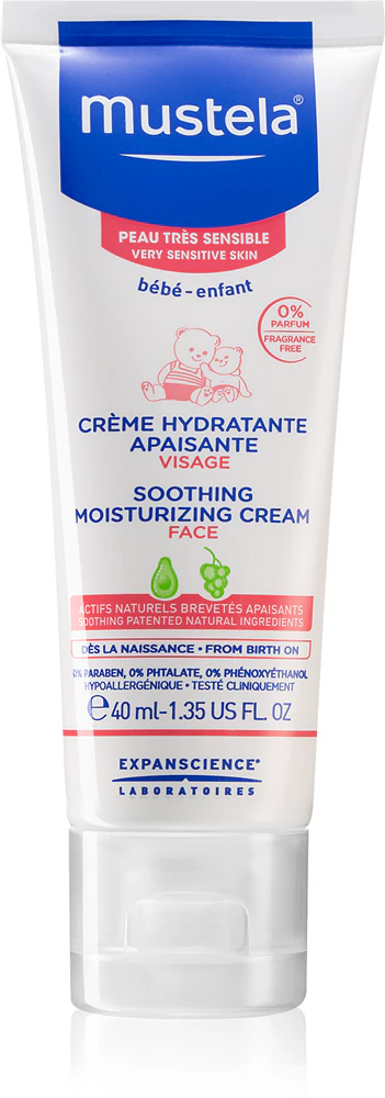 Mustela Bébé soothing and hydrating cream for children from birth