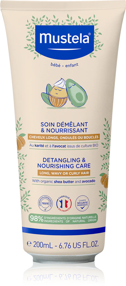 Mustela Detangling & Nourishing Baby Shampoo for easy combing of hair