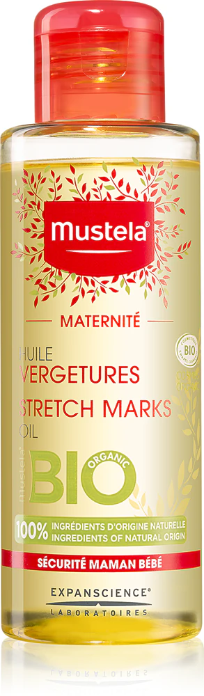Mustela Maternité BIO nourishing oil against stretch marks