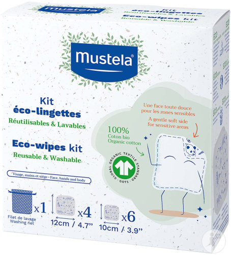 Mustela My First Set of Eco Wipes 10 pieces