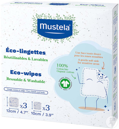 Mustela My eco wipes 6 pieces