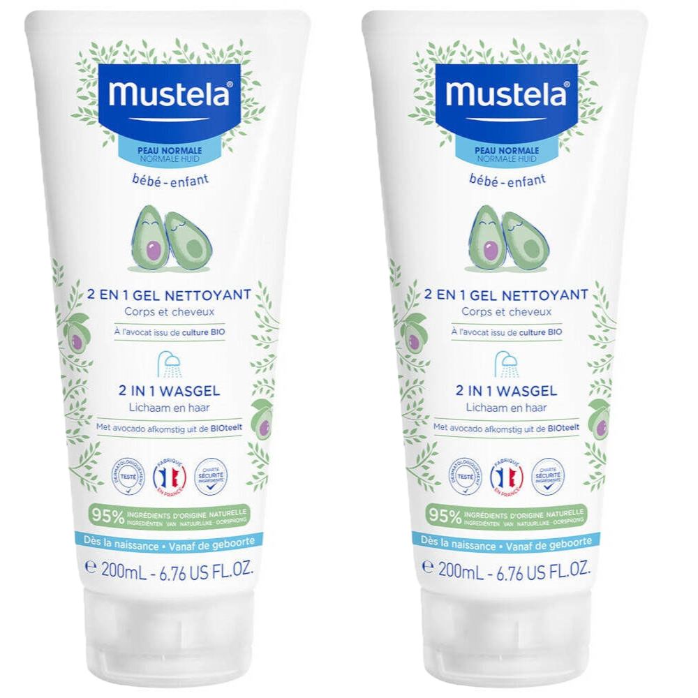 mustela® Baby 2-in-1 Wash Gel 400 ml