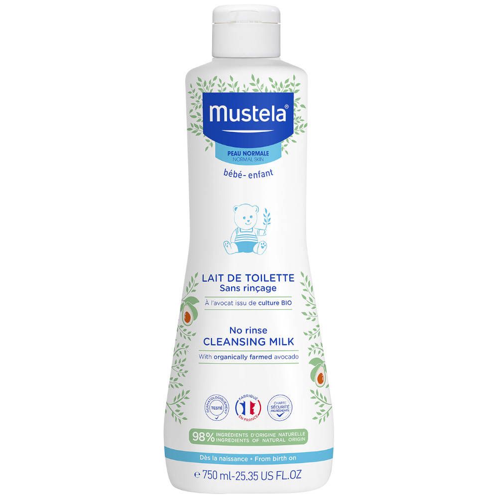 Mustela® cleansing milk 750 ml