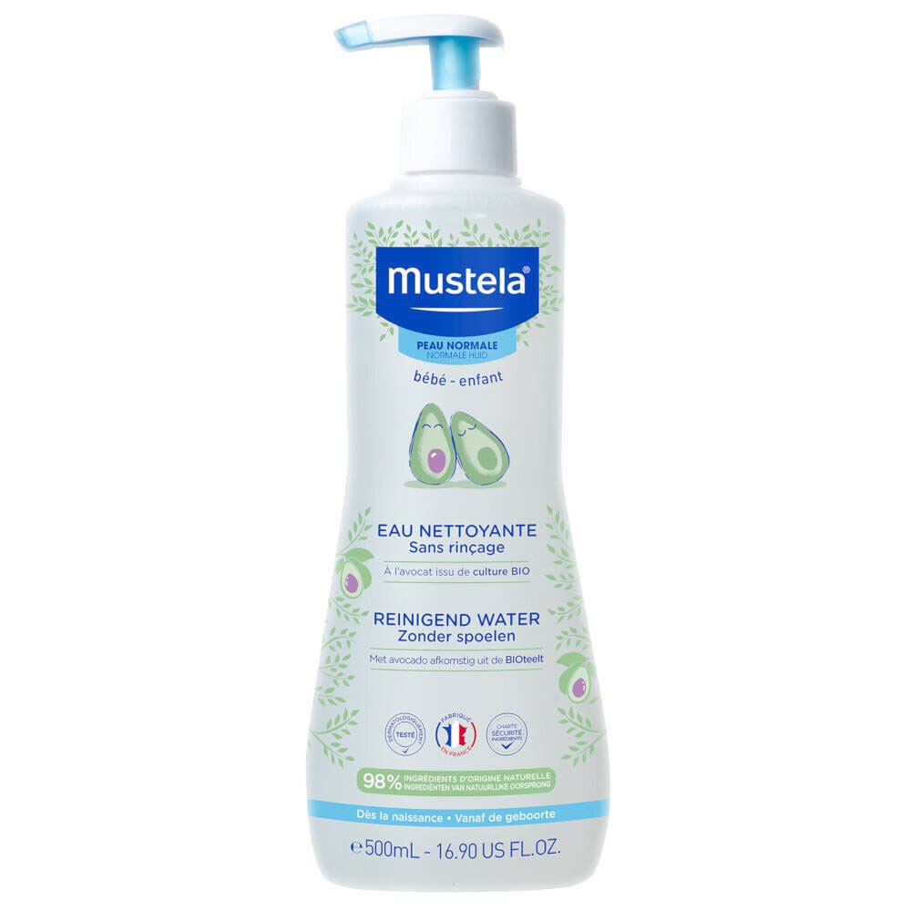 Mustela® no-rinse cleansing water 500 ml