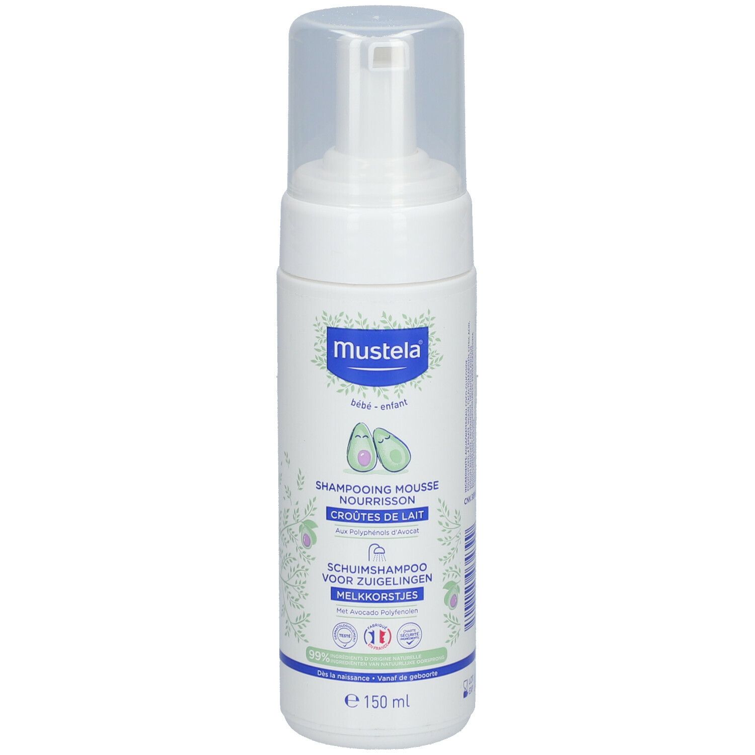 Mustela® foam shampoo for toddlers 150 ml