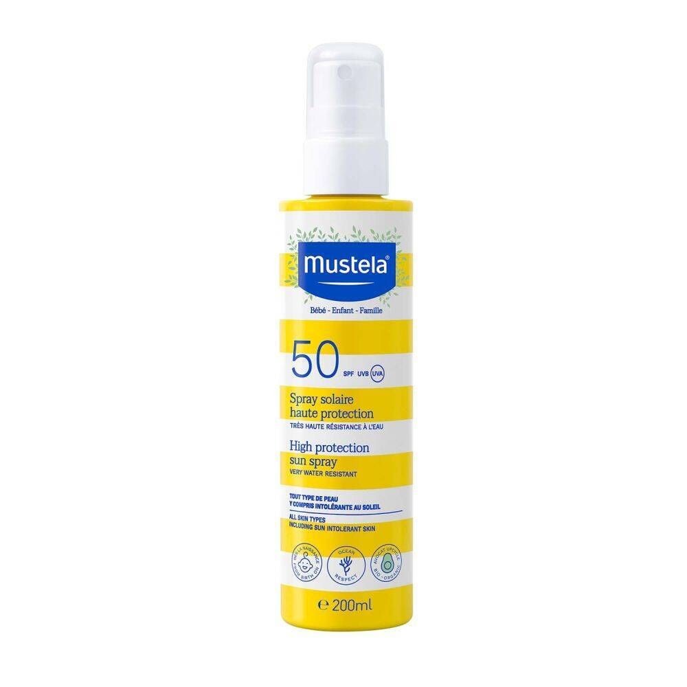 Mustela® sun protection spray for children SPF 50 200 ml