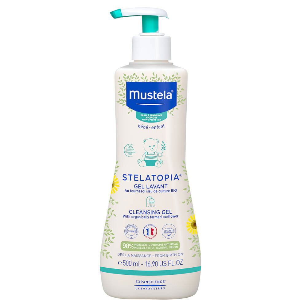 mustela® Stelatopia® cleaning gel 500 ml