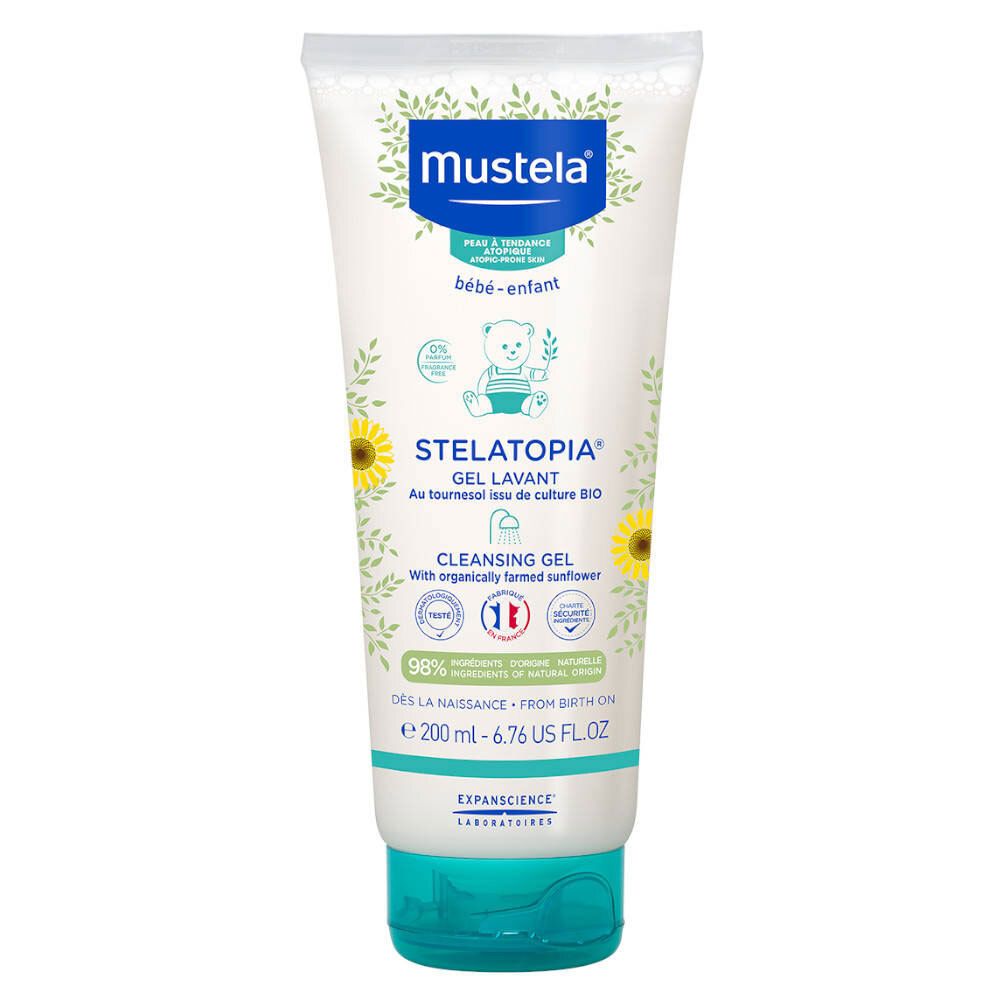 mustela® Stelatopia® washing gel 200 ml