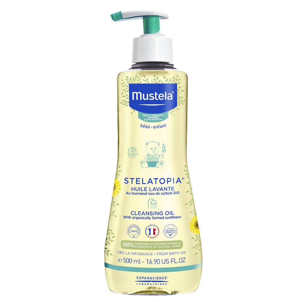 mustela® STELATOPIA® washing oil 500 ml