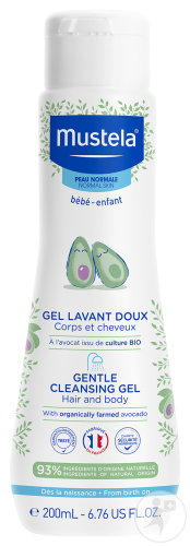 Mustela Gentle Wash Gel 200ml