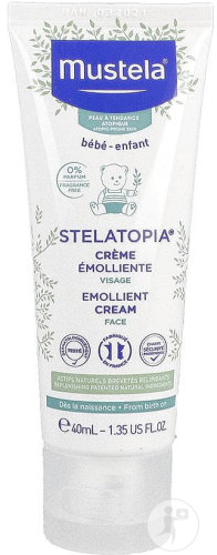 Mustela Stelatopia Emollient Face Cream Tube 40ml