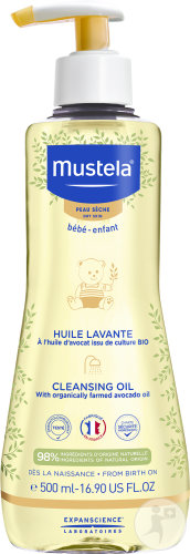 Mustela Stelatopia cleansing oil bottle 500ml