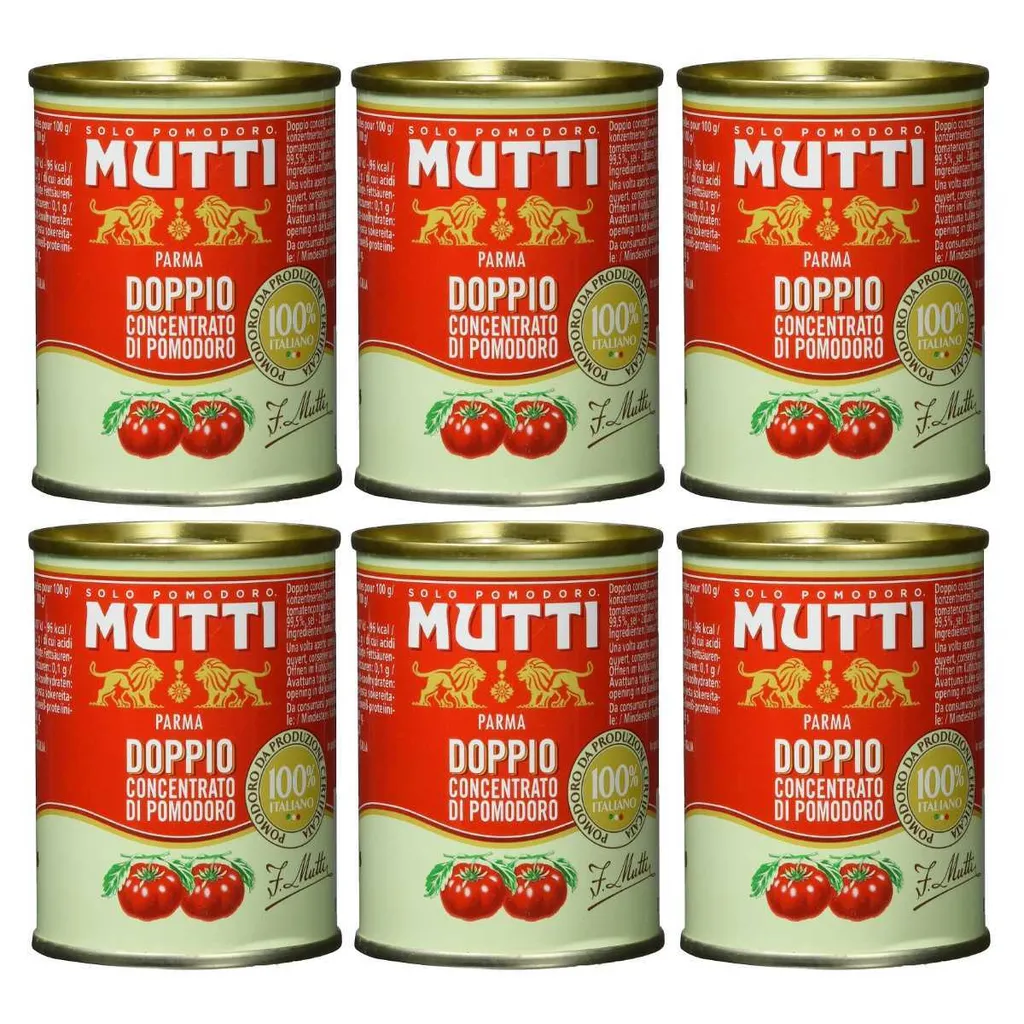 Mega-Paradies Mutti double concentrated tomato concentrate 140g 6 pack 840g