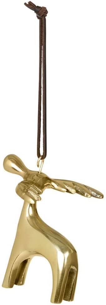 broste Copenhagen Pendant Moose Reindeer Gold