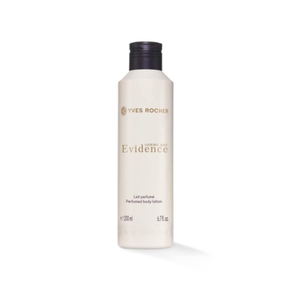 Yves Rocher COMME UNE EVIDENCE Body Milk with Floral Fragrance, Perfumed Skin Care, 1 x Bottle 200 ml