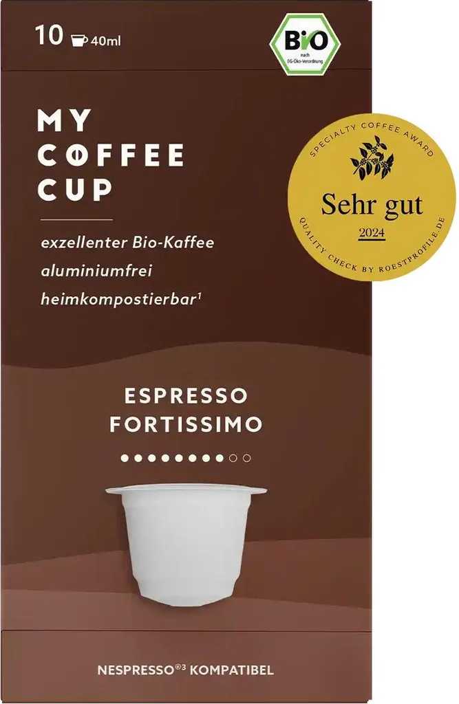 UniCaps GmbH My Coffee Cup - Espresso Fortissimo – 10 Kapseln