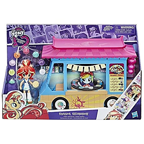 Hasbro My Little Pony Equestria Girls Sunset Shimmer Rollin Sushi Truck A