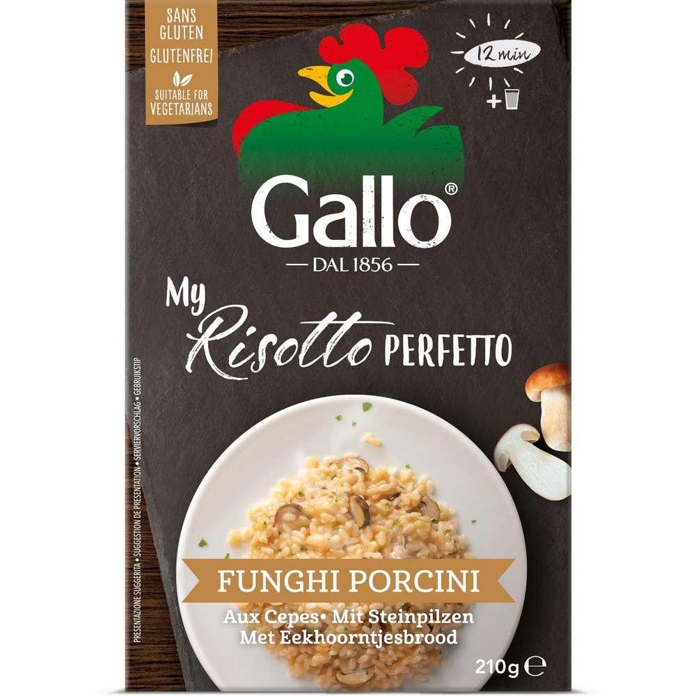 Gallo Family My Risotto Perfetto with porcini mushrooms