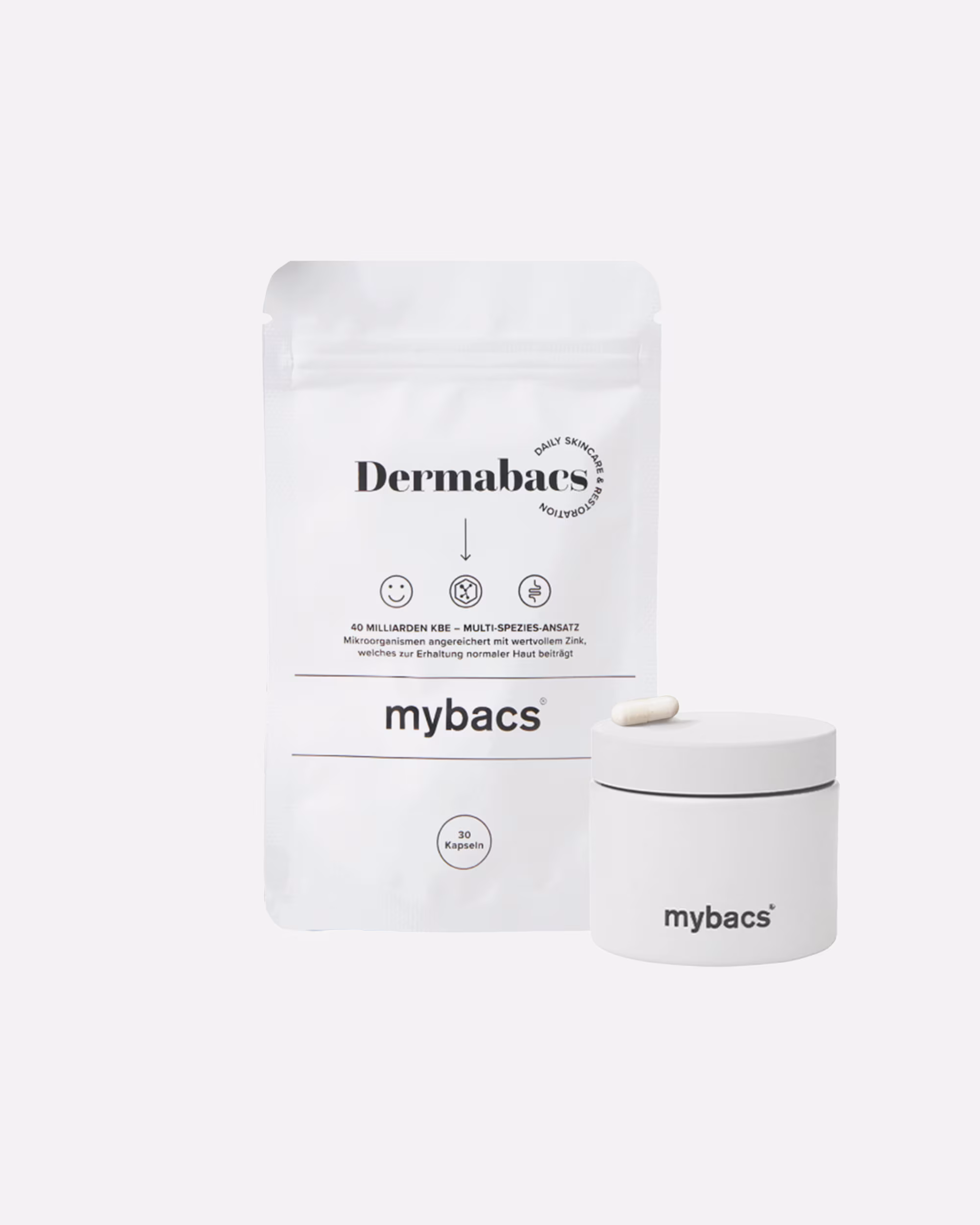 mybacs dietary supplement Dermabacs® (90 / 180 capsules)