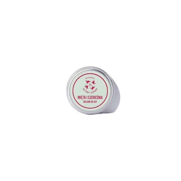 Mydlarnia Cztery Szpaki Lip Balm Mint and Cherry 15 ml