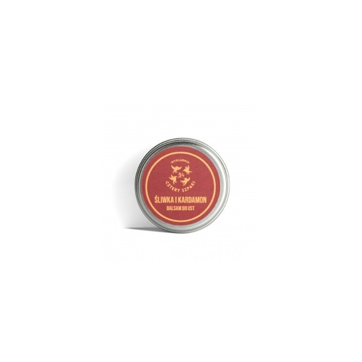 Mydlarnia Cztery Szpaki Plum and Cardamom Lip Balm 15 ml