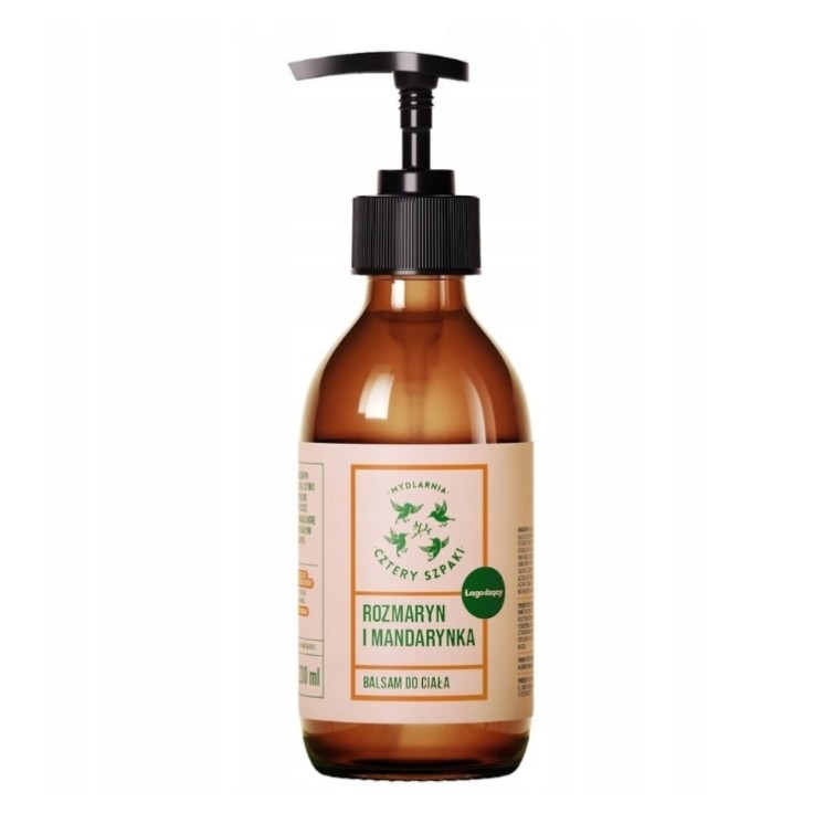 Mydlarnia Cztery Szpaki Soothing Body Balm Rosemary and Mandarin 200 ml