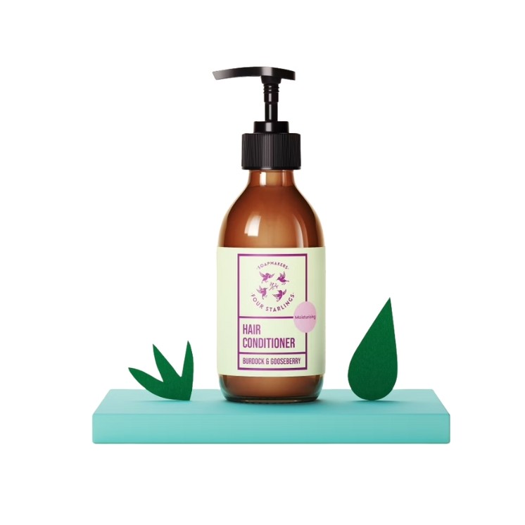 Cztery Szpaki Mydlarnia Moisturizing Hair Conditioner Burdock and Gooseberry 300 ml