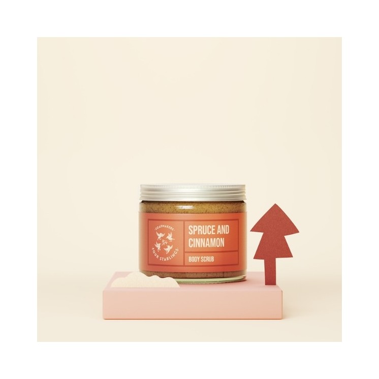 Cztery Szpaki Mydlarnia Sugar Body Scrub Spruce and Cinnamon 250 ml