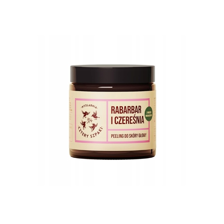 Cztery Szpaki Mydlarnia Rhubarb and Cherry Scalp Peeling 120 ml