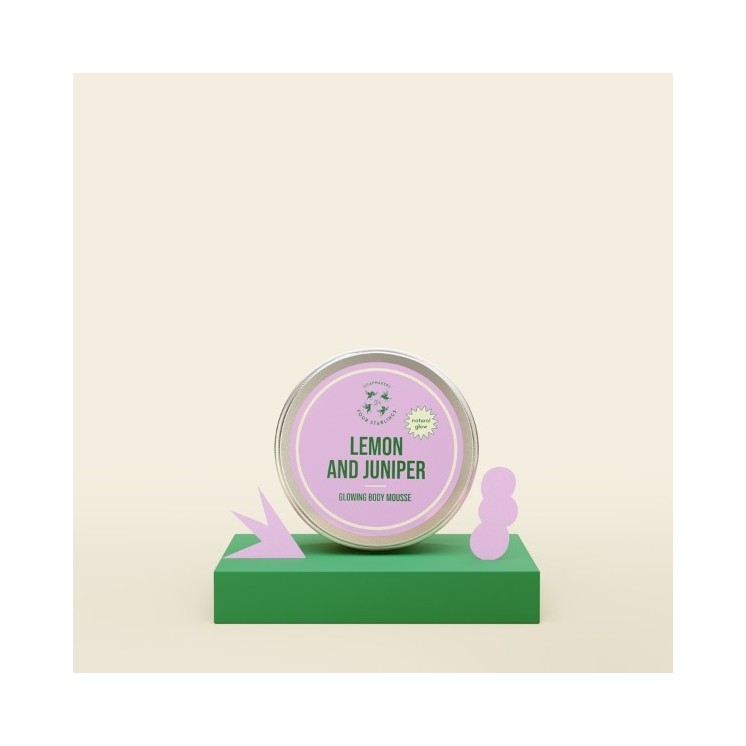 Cztery Szpaki Mydlarnia Illuminating body mousse Lemon and Juniper 150 ml