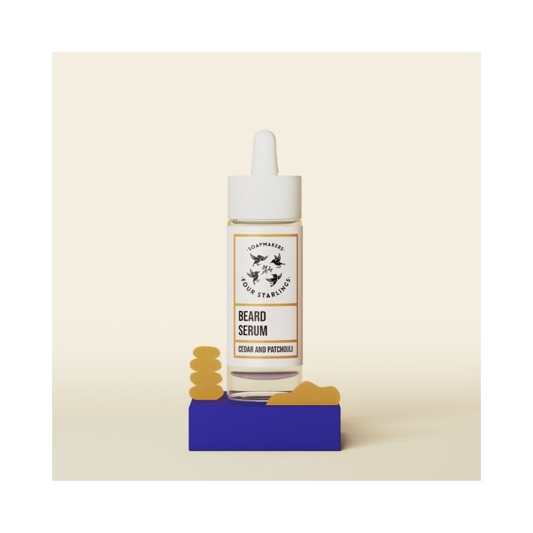 Mydlarnia Cztery Szpaki Beard Serum Cedar and Patchouli 30 ml