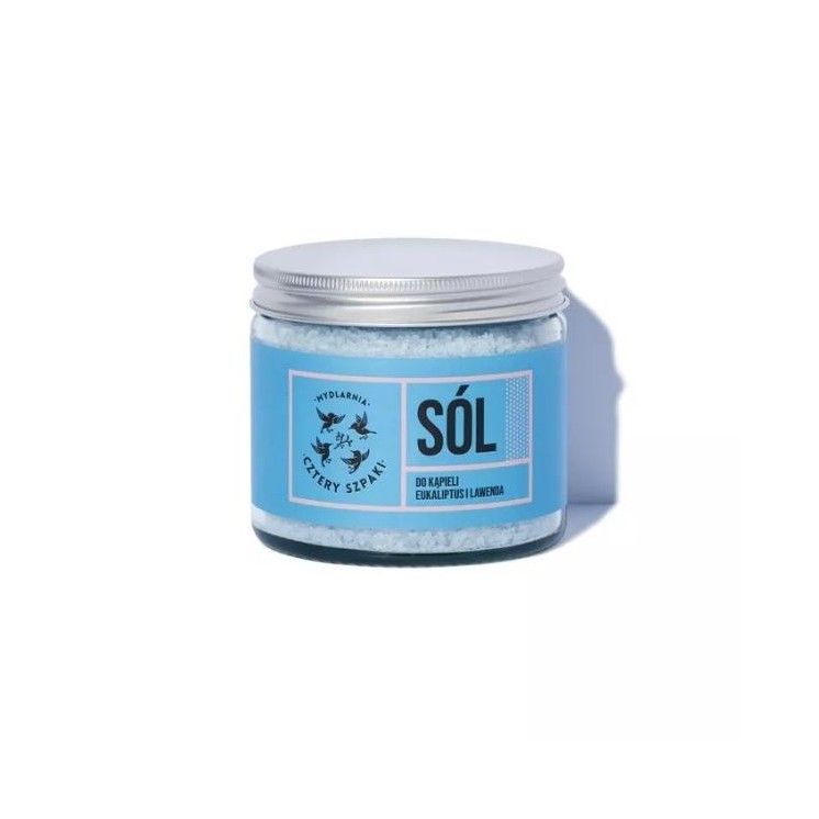Mydlarnia Cztery Szpaki Eucalyptus and Lavender Bath Salt 320 g