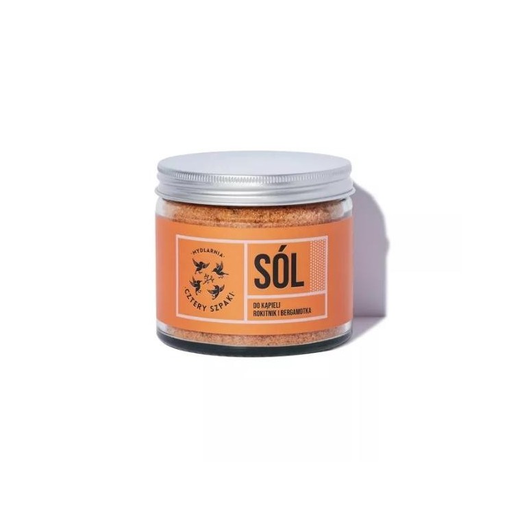 Mydlarnia Cztery Szpaki Sea Buckthorn and Bergamot Bath Salt 320 g