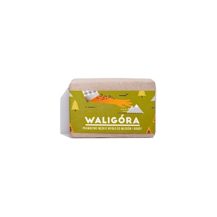 Mydlarnia Cztery Szpaki Waligóra real men's hair and beard soap 110 g