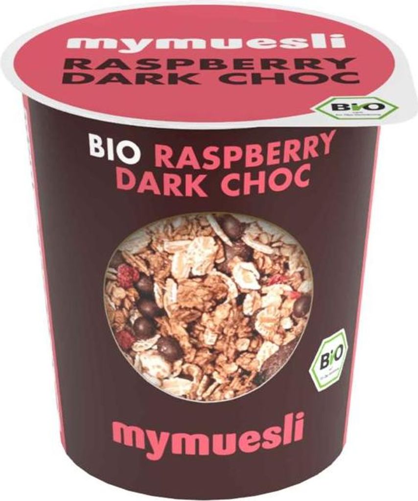 mymuesli 2go Raspberry Dark Choc  85g