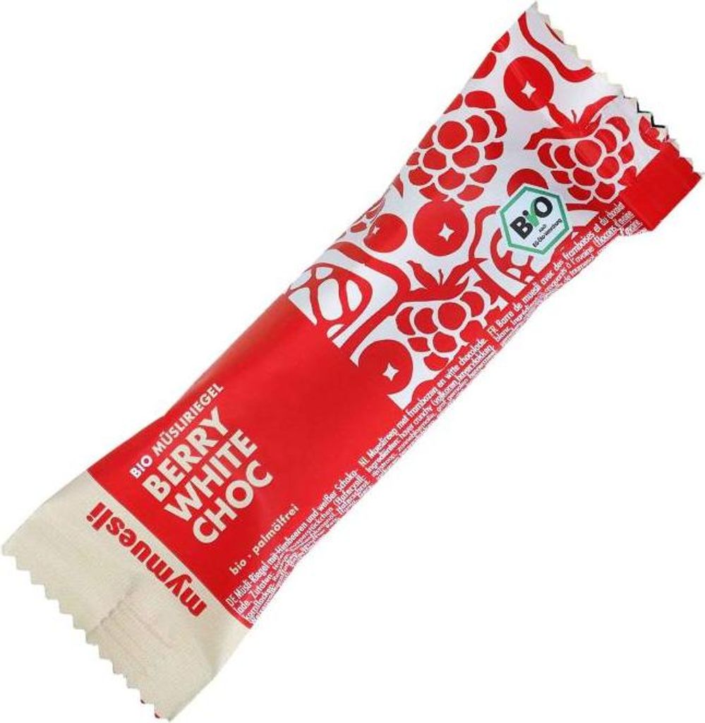 mymuesli muesli bar Berry White Choc 35g