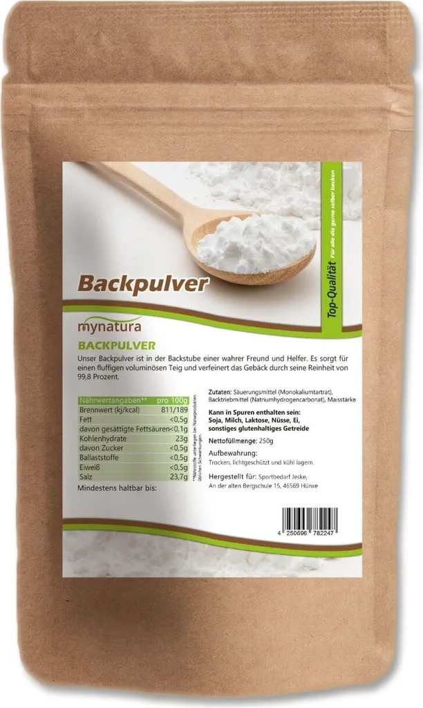 My natura Mynatura Baking Powder - Fine Powder 250g 250g