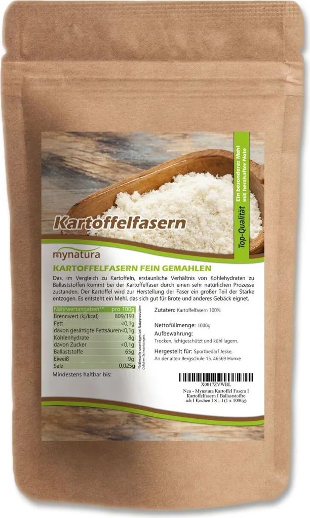 My natura Mynatura potato fiber 1 kg 1 bag