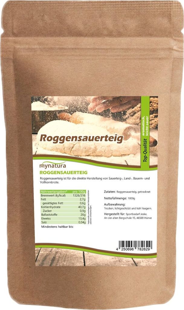 My natura Mynatura rye sourdough 1 kg 1 bag