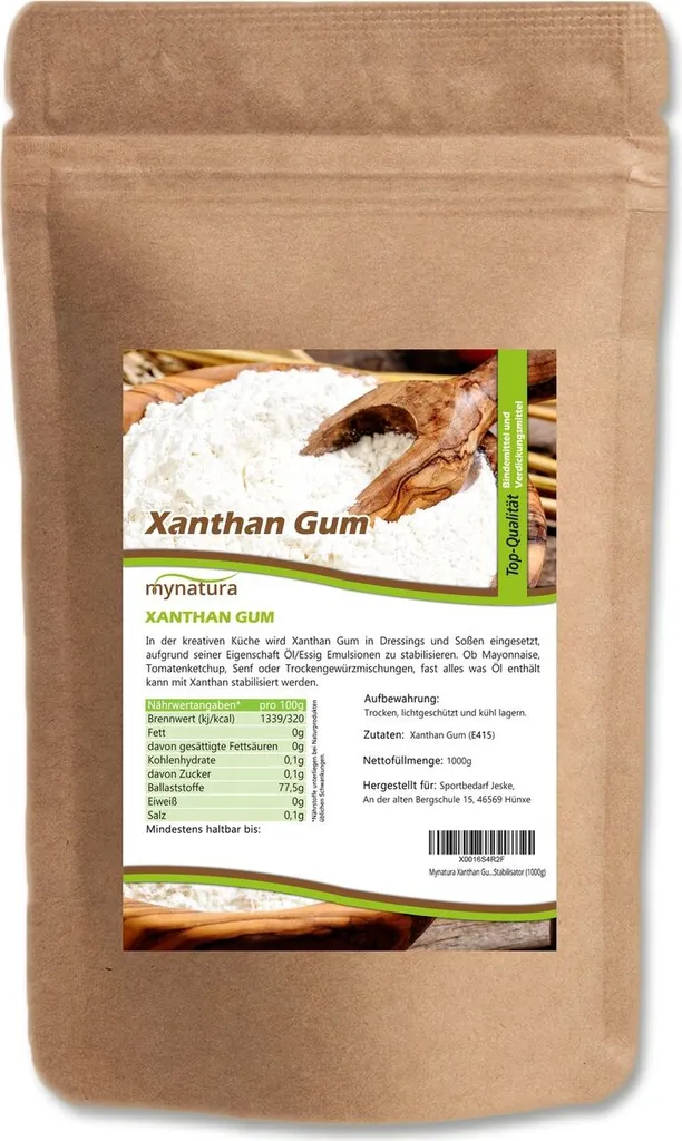 My natura Mynatura Xanthan Gum Binder 1Kg 1 Bag