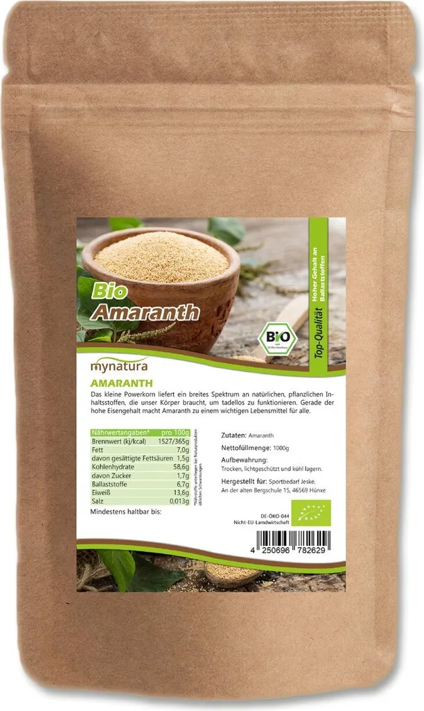 My natura MynaturaAmaranth Whole Grain 1Kg 2 Bags