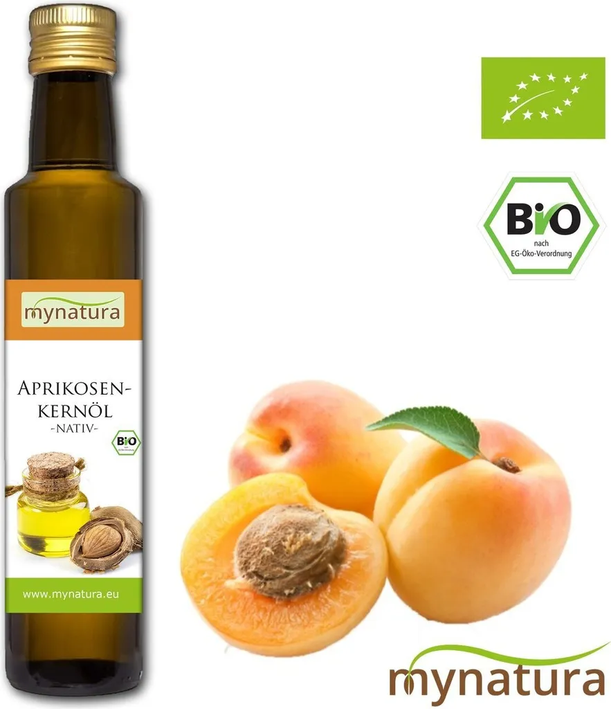 My natura MynaturaApricot kernel oil cold-pressed 0.25L 1 bottle