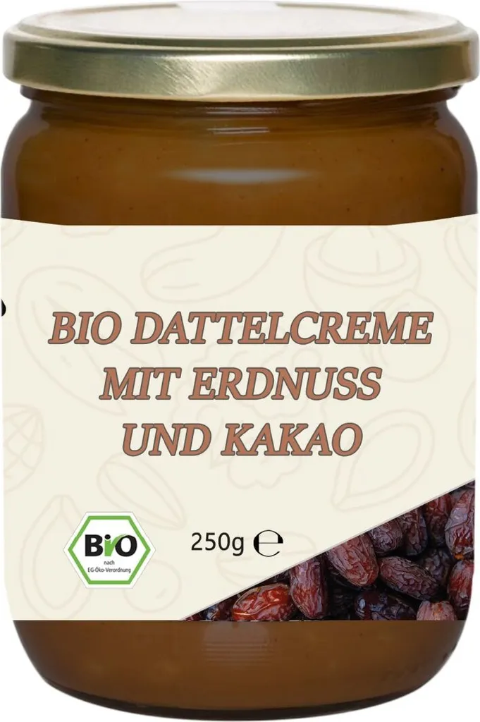 My natura Mynatura Date Cream with Peanut and Cocoa 250g