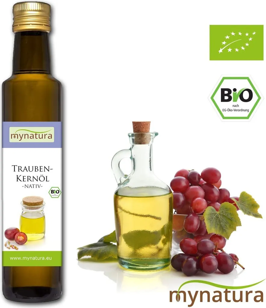 My natura MynaturaGrape seed oil cold-pressed 2 bottles