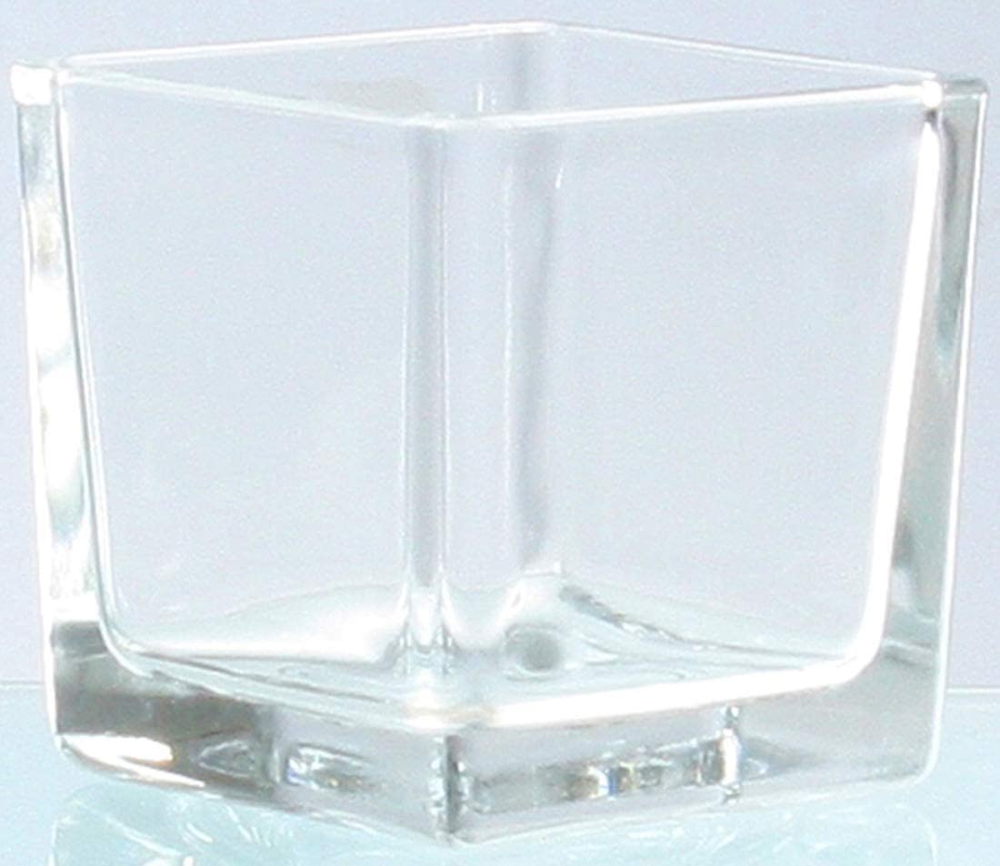 Novaliv Tea Light Glasses - Rounded Square Version