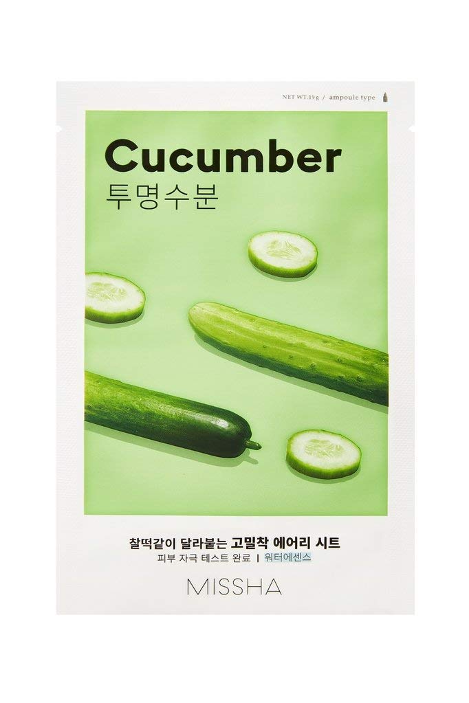 Missha Airy Fit Sheet Mask (Cucumber), 20 g