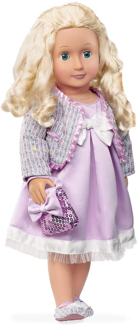 Our Generation Bd30051Z – Og – Satin Dress With Tweed Jacket