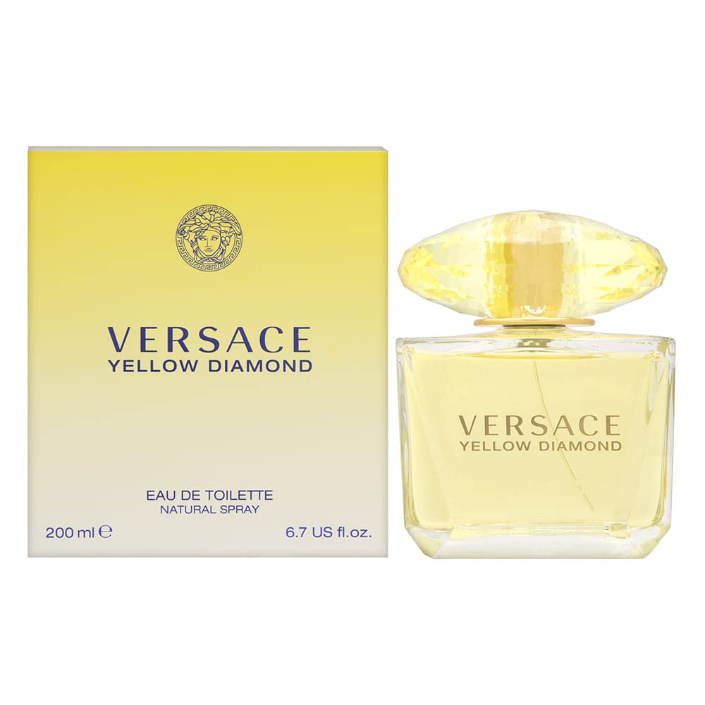 Versace Yellow Diamond Eau De Toilette Natural Spray 200ml