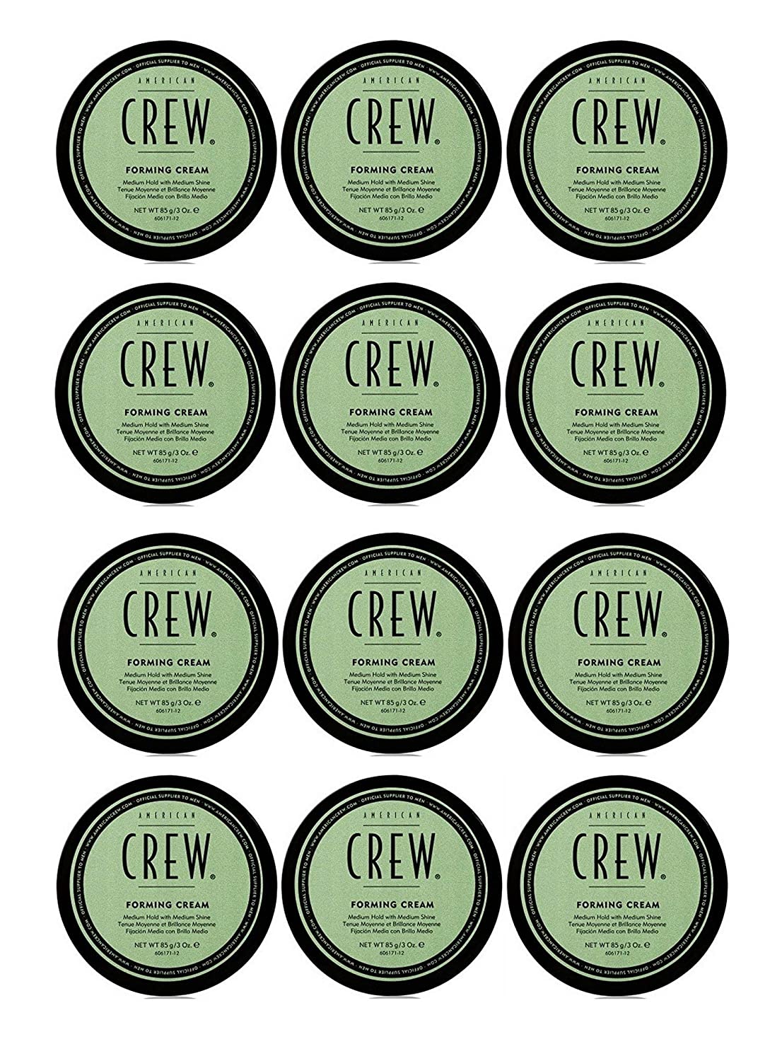 American Crew Pack of 12 American Crew Forming Cream 85 g