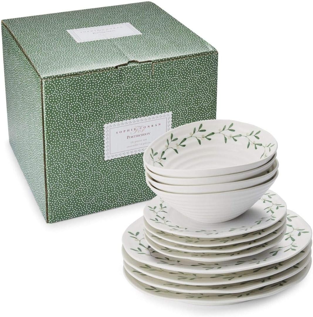 Sophie Conran CPXT80002-XP Portmeirion Dinner Set Porcelain White (12 Pieces)